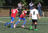 during New England Football Club - NEFC and Valeo Futbal youth soccer match in Newton, MA on Saturday, October 13, 2018. The match ended 5-5. CREDIT/ CHRIS ADUAMA