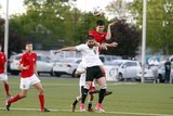 during Lamar Hunt U.S, Open Cup match between Boston City FC and Western Mass Pioneers Soccer Club at Lusitano Stadium in Ludlow, MA on Wednesday, May 10, 2017. BCFC won 5-4 on penalty kicks. CREDIT/ CHRIS ADUAMA