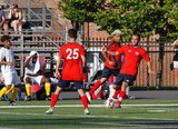 during Boston City FC and Greater Lowell NPSL match at Brother Gilbert Stadium in Malden, MA on Sunday, July 8, 2018. BCFC won 3-2. CREDIT/ CHRIS ADUAMA