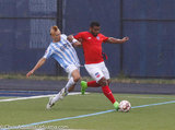 during BCFC and Seacoast United Mariners NPSL match at Brother Gilbert Stadium in Malden, MA on Saturday, June 23, 2018. The match ended in 1-1. CREDIT/ CHRIS ADUAMA