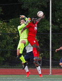 BCFC and RI REDS in NPSL match at Johnston High School in Rhode Island on Saturday, June 16, 2018. The match ended in 2-2. CREDIT/ CHRIS ADUAMA