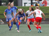 during Boston Breakers and Chicago Red Stars NWSL match at Harvard UniversityJordan Field in Allston, MA on Friday, July 7, 2017. The match ended in 0-0. CREDIT/ CHRIS ADUAMA