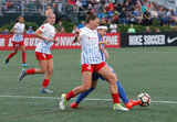 during Boston Breakers and Chicago Red Stars NWSL match at Harvard UniversityJordan Field in Allston, MA on Friday, July 7, 2017. The match ended in 0-0. CREDIT/ CHRIS ADUAMA
