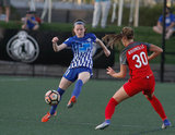 during Boston Breakers and  Portland Thorns NWSL match at Jordan Soccer Field at Harvard University in Allston, MA on Friday, May 19, 2017. The match ended 2-2. CREDIT/ CHRIS ADUAMA