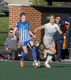 during Boston Breakers and North Carolina Courage NWSL match at Jordan Field at Harvard University in Allston, MA on Sunday, May 7, 2017. Courage won 1-0. CREDIT/ CHRIS ADUAMA