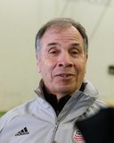 Head Coach Bruce Arena during New England Revolution first 2020 Training Session at the Field House Gillette Stadium in Foxboro, MA on Monday, January 20, 2020. CREDIT/ CHRIS ADUAMA.
