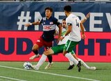 during New England Revolution II  and Greenville Triumph SC USL League One match on Wednesday, August 26, 2020 at Gillette Stadium in Foxboro, MA. Revs won 1-0.  CREDIT/ CHRIS ADUAMA.