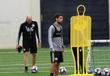 during New England Revolution pre-season training in Empower Field House at Gillette Stadium in Foxboro, MA on Monday, February 11, 2019. CREDIT/ CHRIS ADUAMA