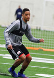 Brandon Bye (15) during New England Revolution pre-season training in Empower Field House at Gillette Stadium in Foxboro, MA on Monday, February 11, 2019. CREDIT/ CHRIS ADUAMA