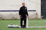 Head Coach Bruce Arena during New England Revolution 2020 Pre-Season Training Session at the Field House- Gillette Stadium in Foxboro, MA on Friday, January 31, 2020. CREDIT/ CHRIS ADUAMA.