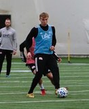 Adam Buksa during New England Revolution 2020 Pre-Season Training Session at the Field House- Gillette Stadium in Foxboro, MA on Friday, January 31, 2020. CREDIT/ CHRIS ADUAMA.