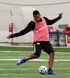 Michael Mancienne (28) during New England Revolution 2020 Pre-Season Training Session at the Field House- Gillette Stadium in Foxboro, MA on Friday, January 31, 2020. CREDIT/ CHRIS ADUAMA.