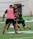 during New England Revolution 2020 Pre-Season Training Session at the Field House- Gillette Stadium in Foxboro, MA on Friday, January 31, 2020. CREDIT/ CHRIS ADUAMA.
