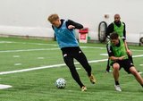 Adam Buksa during New England Revolution 2020 Pre-Season Training Session at the Field House- Gillette Stadium in Foxboro, MA on Friday, January 31, 2020. CREDIT/ CHRIS ADUAMA.