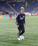 during New England Revolution and Chicago Fire MLS match at Gillette Stadium in Foxboro, MA. on Saturday, September 22, 2018. The match ended 2-2. CREDIT/ CHRIS ADUAMA