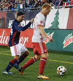 during New England Revolution and Atlanta FC first MLS match at Gillette Stadium in Foxboro, MA on Saturday, September 30, 2017. The match ended 0-0 tie. CREDIT/ CHRIS ADUAMA