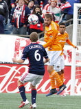 Eric Alexander (6) during New England Revolution and Houston Dynamo MLS match at Gillette Stadium in Foxboro, MA on Saturday, April 8, 2017.  Revs won 2-0 CREDIT/ CHRIS ADUAMA