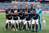 Revs Starting XI before New England Revolution and FC Cincinnati MLS match at Gillette Stadium in Foxboro, MA on Sunday, March 24, 2019. The match ended in 2-0 win for FC Cincinnati. CREDIT/ CHRIS ADUAMA