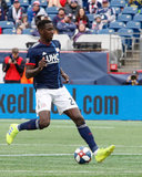 Wilfried Zahibo (23) during New England Revolution and FC Cincinnati MLS match at Gillette Stadium in Foxboro, MA on Sunday, March 24, 2019. The match ended in 2-0 win for FC Cincinnati. CREDIT/ CHRIS ADUAMA
