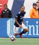 Edgar Castillo (8) during New England Revolution and FC Cincinnati MLS match at Gillette Stadium in Foxboro, MA on Sunday, March 24, 2019. The match ended in 2-0 win for FC Cincinnati. CREDIT/ CHRIS ADUAMA
