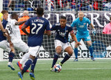 Michael Mancienne (28) during New England Revolution and FC Cincinnati MLS match at Gillette Stadium in Foxboro, MA on Sunday, March 24, 2019. The match ended in 2-0 win for FC Cincinnati. CREDIT/ CHRIS ADUAMA