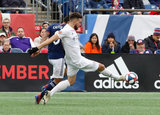 Mathieu Deplagne (17) during New England Revolution and FC Cincinnati MLS match at Gillette Stadium in Foxboro, MA on Sunday, March 24, 2019. The match ended in 2-0 win for FC Cincinnati. CREDIT/ CHRIS ADUAMA