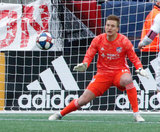Spencer Richey (18) Keeper during New England Revolution and FC Cincinnati MLS match at Gillette Stadium in Foxboro, MA on Sunday, March 24, 2019. The match ended in 2-0 win for FC Cincinnati. CREDIT/ CHRIS ADUAMA