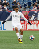 Victor Ulloa (8) during New England Revolution and FC Cincinnati MLS match at Gillette Stadium in Foxboro, MA on Sunday, March 24, 2019. The match ended in 2-0 win for FC Cincinnati. CREDIT/ CHRIS ADUAMA