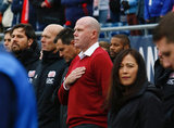 Revs Head Coach Brad Friedel during New England Revolution and FC Cincinnati MLS match at Gillette Stadium in Foxboro, MA on Sunday, March 24, 2019. The match ended in 2-0 win for FC Cincinnati. CREDIT/ CHRIS ADUAMA