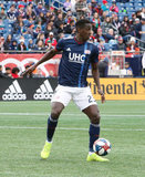 Wilfried Zahibo (23) during New England Revolution and FC Cincinnati MLS match at Gillette Stadium in Foxboro, MA on Sunday, March 24, 2019. The match ended in 2-0 win for FC Cincinnati. CREDIT/ CHRIS ADUAMA
