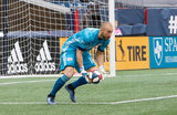 Brad Knighton - GK during New England Revolution and FC Cincinnati MLS match at Gillette Stadium in Foxboro, MA on Sunday, March 24, 2019. The match ended in 2-0 win for FC Cincinnati. CREDIT/ CHRIS ADUAMA