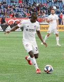 Kekuta Manneh (31) during New England Revolution and FC Cincinnati MLS match at Gillette Stadium in Foxboro, MA on Sunday, March 24, 2019. The match ended in 2-0 win for FC Cincinnati. CREDIT/ CHRIS ADUAMA
