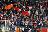 Revs Supporters during New England Revolution and FC Dallas MLS match at Gillette Stadium in Foxboro, MA on Saturday, April 14, 2018. Revs lost 0-1. CREDIT/ CHRIS ADUAMA
