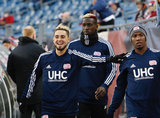 Diego Fagundez (14) during New England Revolution and FC Dallas MLS match at Gillette Stadium in Foxboro, MA on Saturday, April 14, 2018. Revs lost 0-1. CREDIT/ CHRIS ADUAMA