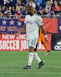 Andrew Farrell (2) during New England Revolution and Houston Dynamo MLS match at Gillette Stadium in Foxboro, MA on Saturday, June 29, 2019.  Revs won 2-1. CREDIT/CHRIS ADUAMA
