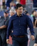 Coach Wilmer Cabrera during New England Revolution and Houston Dynamo MLS match at Gillette Stadium in Foxboro, MA on Saturday, June 29, 2019.  Revs won 2-1. CREDIT/CHRIS ADUAMA