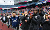during New England Revolution 2018 last home MLS match against Montreal Impact at Gillette Stadium in Foxboro, MA on Sunday, October 28, 2018. Revs won 1-0. CREDIT/ CHRIS ADUAMA
