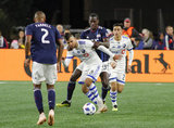 during New England Revolution 2018 last home MLS match against Montreal Impact at Gillette Stadium in Foxboro, MA on Sunday, October 28, 2018. Revs won 1-0. CREDIT/ CHRIS ADUAMA