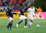 during New England Revolution and Orlando City SC MLS match at Gillette Stadium in Foxboro, MA on Saturday, October 13, 2018. Revs won 2-0. CREDIT/ CHRIS ADUAMA
