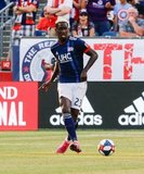 Wilfried Zahibo (23) during New England Revolution and Orlando City SC MLS match at Gillette Stadium in Foxboro, MA on Saturday, July 27, 2019.  Revs won 4-1. CREDIT/CHRIS ADUAMA