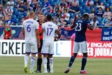 Referee Alan Kelly during New England Revolution and Orlando City SC MLS match at Gillette Stadium in Foxboro, MA on Saturday, July 27, 2019.  Revs won 4-1. CREDIT/CHRIS ADUAMA