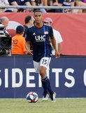 Brandon Bye (15) during New England Revolution and Orlando City SC MLS match at Gillette Stadium in Foxboro, MA on Saturday, July 27, 2019.  Revs won 4-1. CREDIT/CHRIS ADUAMA