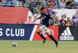 Gustavo Bou (7) during New England Revolution and Orlando City SC MLS match at Gillette Stadium in Foxboro, MA on Saturday, July 27, 2019.  Revs won 4-1. CREDIT/CHRIS ADUAMA