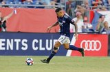 Gustavo Bou (7) during New England Revolution and Orlando City SC MLS match at Gillette Stadium in Foxboro, MA on Saturday, July 27, 2019.  Revs won 4-1. CREDIT/CHRIS ADUAMA