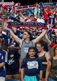 Revs Fans during New England Revolution and Orlando City SC MLS match at Gillette Stadium in Foxboro, MA on Saturday, July 27, 2019.  Revs won 4-1. CREDIT/CHRIS ADUAMA