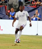 Kamal Miller (27) during New England Revolution and Orlando City SC MLS match at Gillette Stadium in Foxboro, MA on Saturday, July 27, 2019.  Revs won 4-1. CREDIT/CHRIS ADUAMA