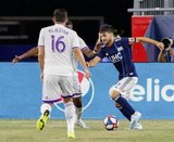 Carles Gil (22) during New England Revolution and Orlando City SC MLS match at Gillette Stadium in Foxboro, MA on Saturday, July 27, 2019.  Revs won 4-1. CREDIT/CHRIS ADUAMA