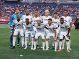 Revs Starting XI during New England Revolution and Los Angeles Football Club MLS match at Gillette Stadium in Foxboro, MA on Saturday, August 3, 2019. LAFC won 2-0. CREDIT/CHRIS ADUAMA
