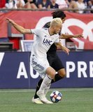 Antonio Delamea (19) during New England Revolution and Los Angeles Football Club MLS match at Gillette Stadium in Foxboro, MA on Saturday, August 3, 2019. LAFC won 2-0. CREDIT/CHRIS ADUAMA