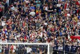 The Fort during New England Revolution and Los Angeles Football Club MLS match at Gillette Stadium in Foxboro, MA on Saturday, August 3, 2019. LAFC won 2-0. CREDIT/CHRIS ADUAMA